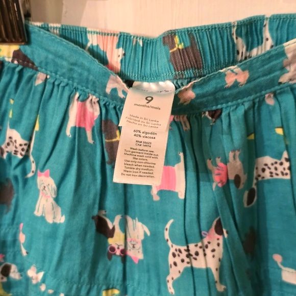 Carter's  Green Dog Skirt Size 9M - Picture 3 of 3